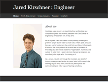 Tablet Screenshot of jaredkirschner.com